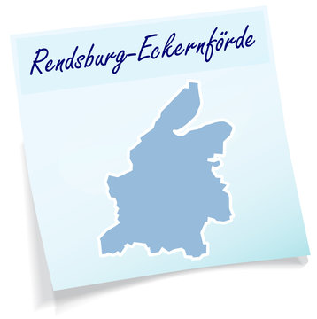 Rendsburg-Eckernfoerde als Notizzettel