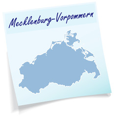 Mecklenburg-Vorpommern als Notizzettel