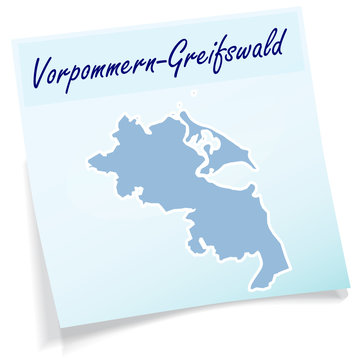 Vorpommern-Greifswald als Notizzettel