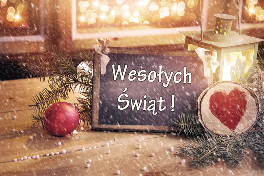Magiczna karka z życzeniami - Wesołych Świąt