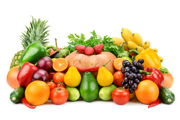 Obraz na płótnie Canvas vegetables and fruits
