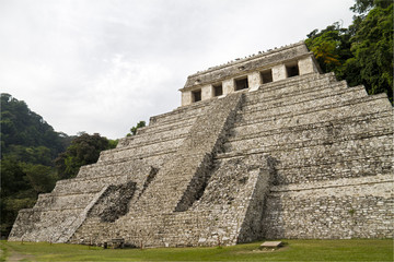 Fototapeta na wymiar Palenque - Temple of Inscriptions