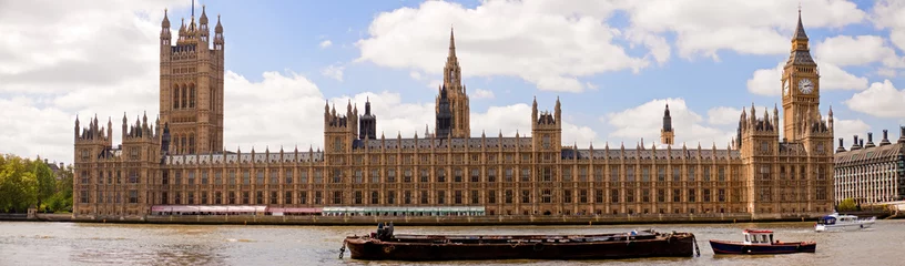 Stickers pour porte Londres Big Ben et le palais de Westminster