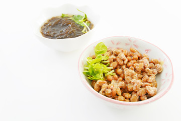 もずくと納豆