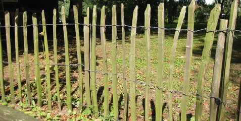 wooden fence