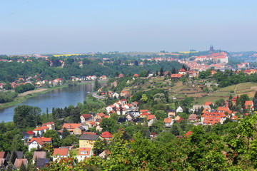 Blick auf Meißen und Elbtal