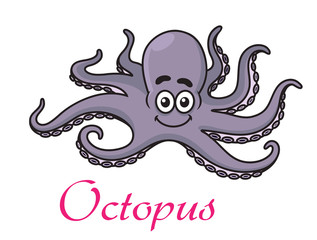 Cartoon octopus