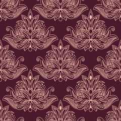 Persian seamless floral pattern