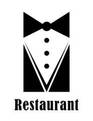Restaurant badge or sign