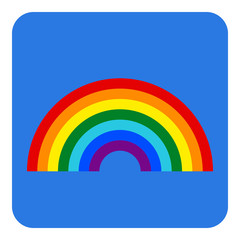 Rainbow button