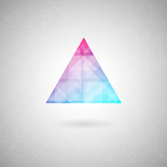 Abstract triangle background