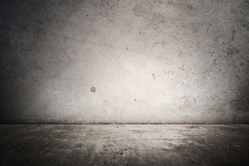 empty scratched wall