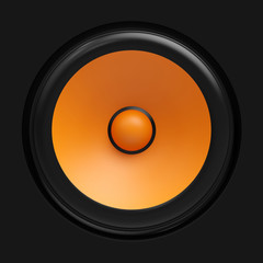 Big orange speaker © styleuneed