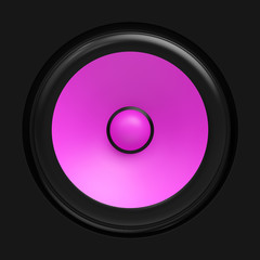 Big pink speaker