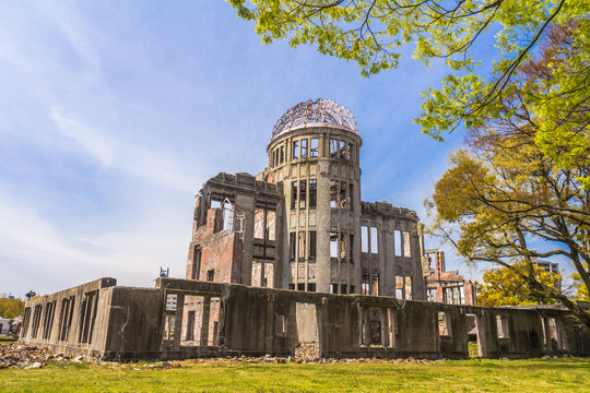 Atomic Bomb Ruins In Hiroshima Japan