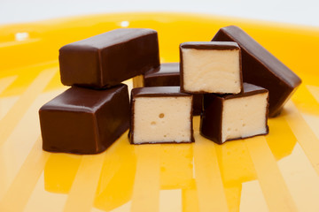 Tasty Chocolate Candies with Souffle