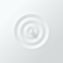 water drop cut paper design background