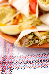 tortillas with dip