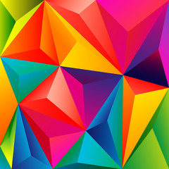 Fondo abstracto con relieve poligonal