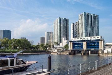 Obraz premium Tennozu water gate