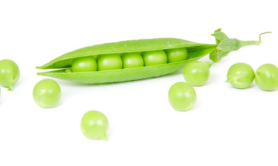 Pea pod isolated
