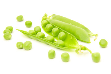 Pea pod isolated