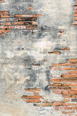 Old brick and cement wall