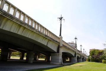 Puente,parque de Túria en Valencia