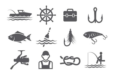 Fishing icons