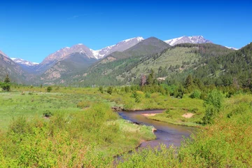 Afwasbaar behang Natuurpark Rocky Mountain National Park, USA