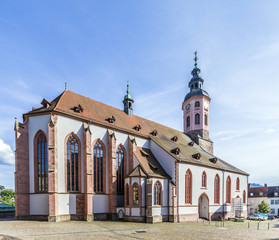 Fototapeta na wymiar Stiftskirche Church Baden-Baden Germany