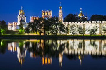 Fototapeta na wymiar Novodevichy Convent in Moscow, Russia