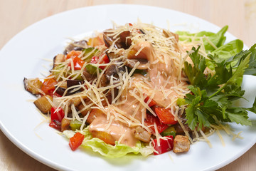 meat with vegetables