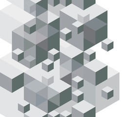 Fototapeta premium Abstract design background, seamless pattern, vector monochrome