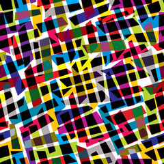 Abstract colorful seamless pattern, vector background.