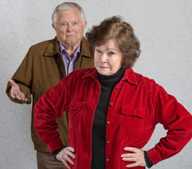 Bickering Senior Couple