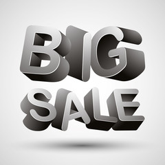 Big sale lettering.