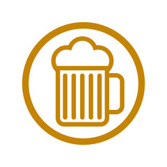 Beer glass icon.