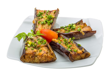 Grilled eggplant