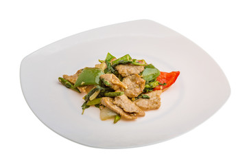 Pork with vegetables