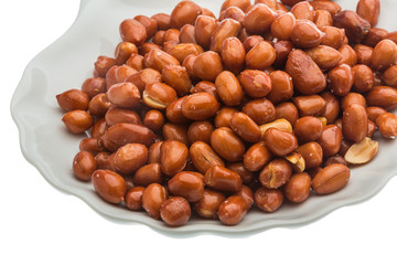Fried peanuts heap