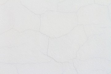 Cracked white wall