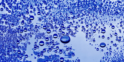 water drops on surface
