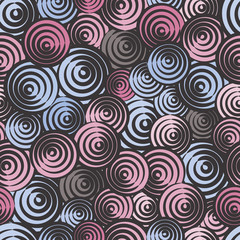 Fototapeta na wymiar Circles seamless pattern.