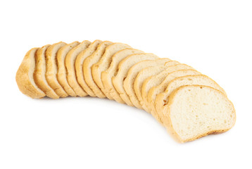 Sliced loaf of bread