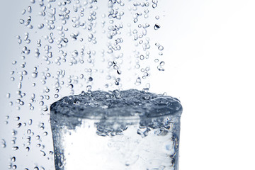 Water glass.
