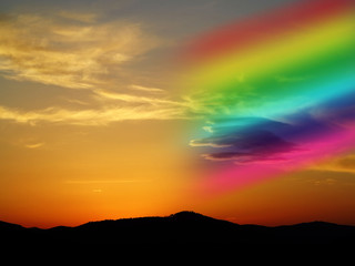 Fototapeta premium rainbow