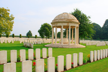 Bedford House Cemetery world war one Ypres Flander Belgium - 68083240