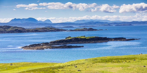 West Coast Scotland view from Handa Island