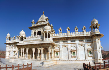 Fototapeta na wymiar Jaswant Thada mausoleum in India - panorama